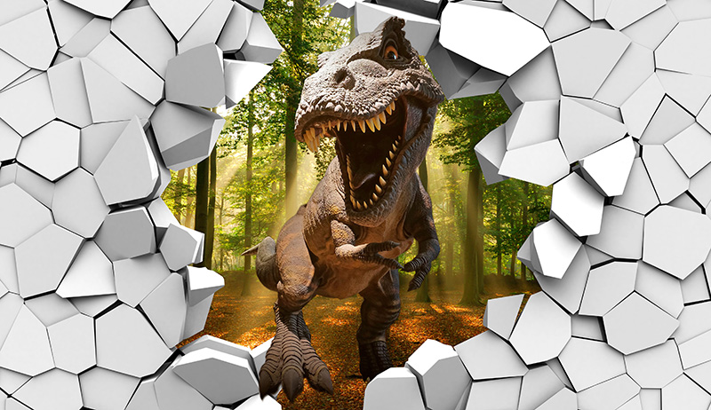 Ceo dezen Foto tapete 3D Dino 17
